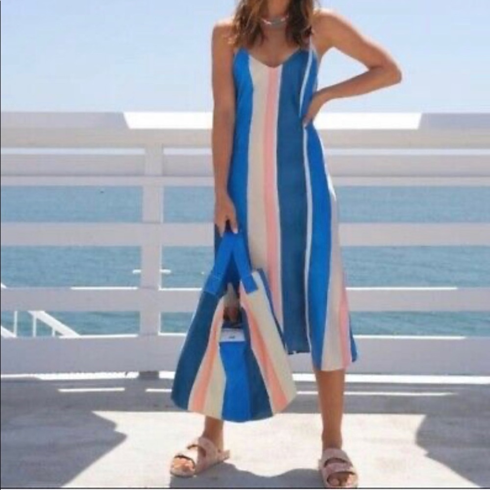 H&M x Lemlem slip style striped dress